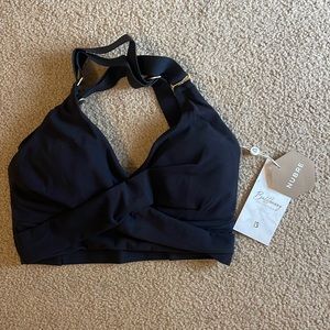 Black candy wrap bra